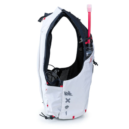 Chaleco de Hidratación USWE VST Trail Running 8 L Blanco