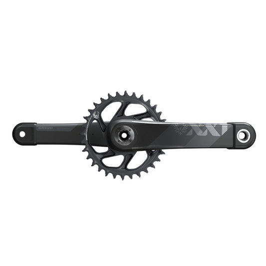 SRAM XX1 EAGLE DUB Standard/FAT pelēks 12 ātrumu klaņu komplekts ar vienu ķēdes zobratu
