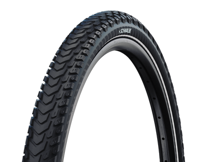 Pneu SCHWALBE MARATHON MONDIAL 650x57 ADDIX V-Guard Reflex TubeType Flexível Preto