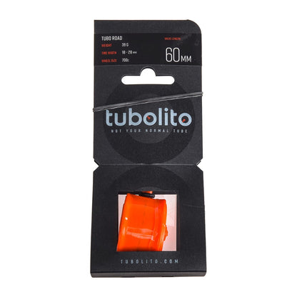 Camera d'aria TUBOLITO TUBO 700x18/32 Presta 60 mm Arancione