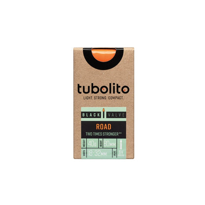 Dętka TUBOLITO ROAD 700x18/32 Presta 80 mm Czarna