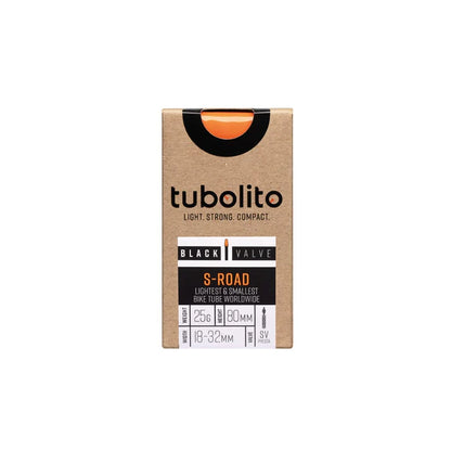 Dętka TUBOLITO S-ROAD 700x23/35 Presta czarna
