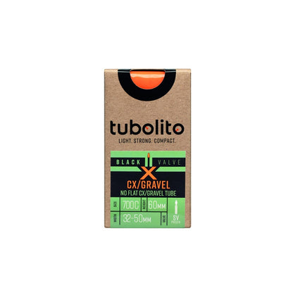Cámara de aire TUBOLITO X-TUBO CX/gravel 700x30/47 Presta 60mm Negro