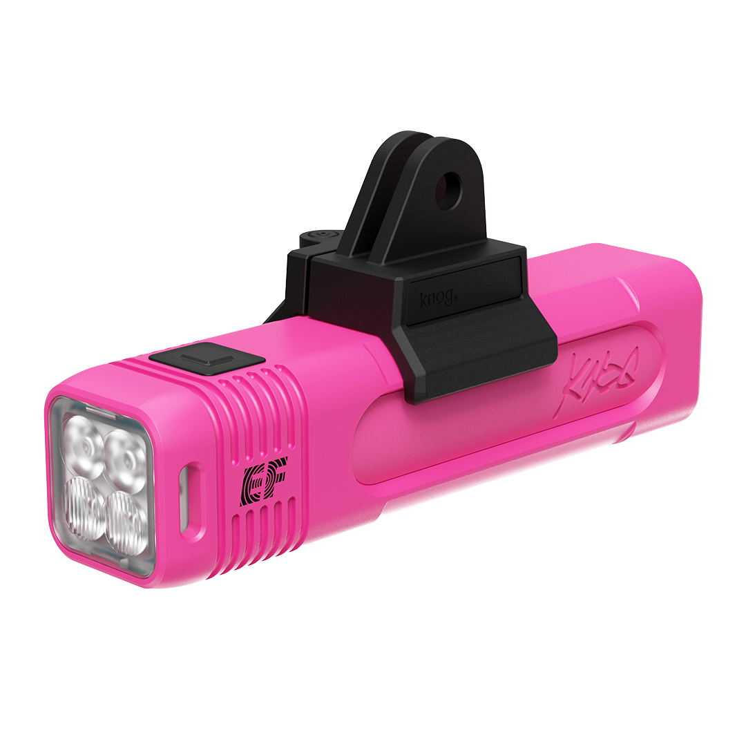 Éclairage Avant KNOG BLINDER PRO 900 Edition Limitée E.F. Pro Cycling Rose