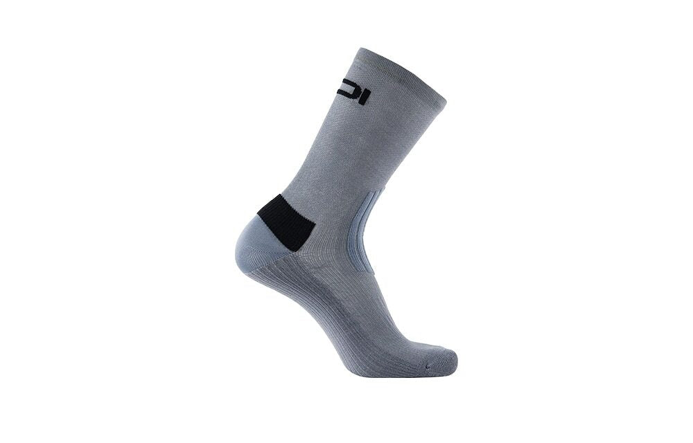 Chaussettes vélo Sidi Visibilis grises, vue de l'autre profil