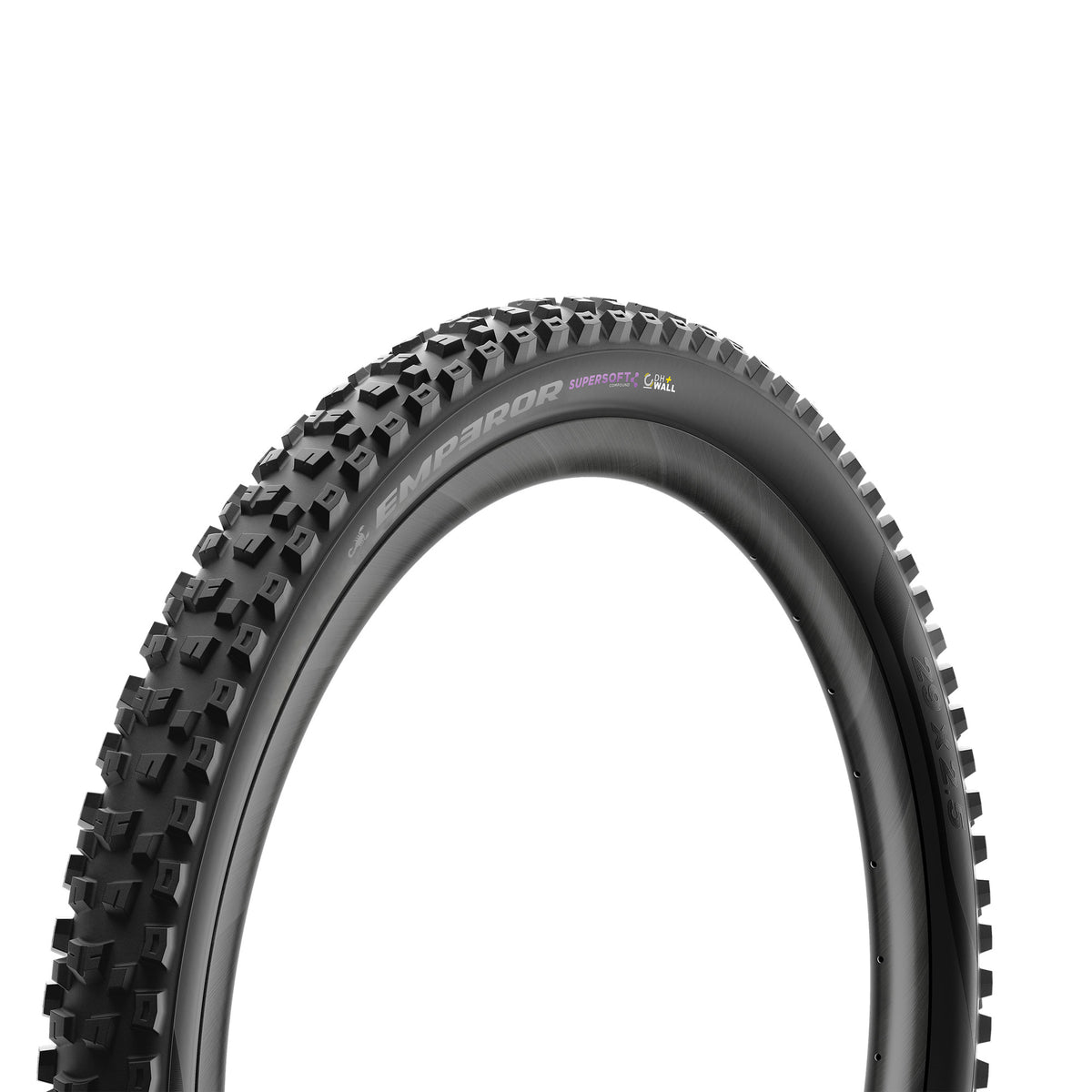 Opona PIRELLI SCORPION EMPEROR 27.5x2.40 Supersoft DH+Wall Tubeless Ready, zwijana, czarno-żółta Team Edition