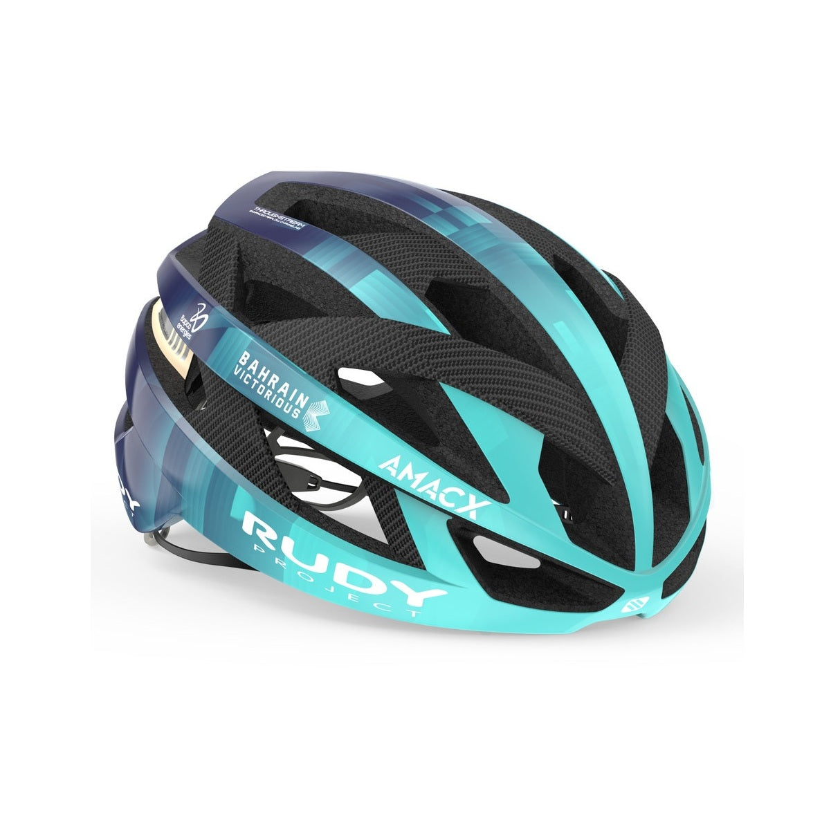 Casco de carretera RUDY PROJECT REBEL TEAM BAHRAIN VICTORIOUS Azul