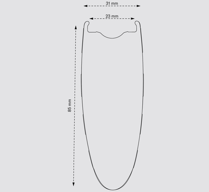 Kiekkopari SCOPE Artech 8.T Tubeless Ready (Centerlock) Musta