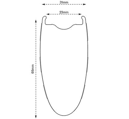 Kiekkopari SCOPE Artech 6 Tubeless Ready (Centerlock) Musta