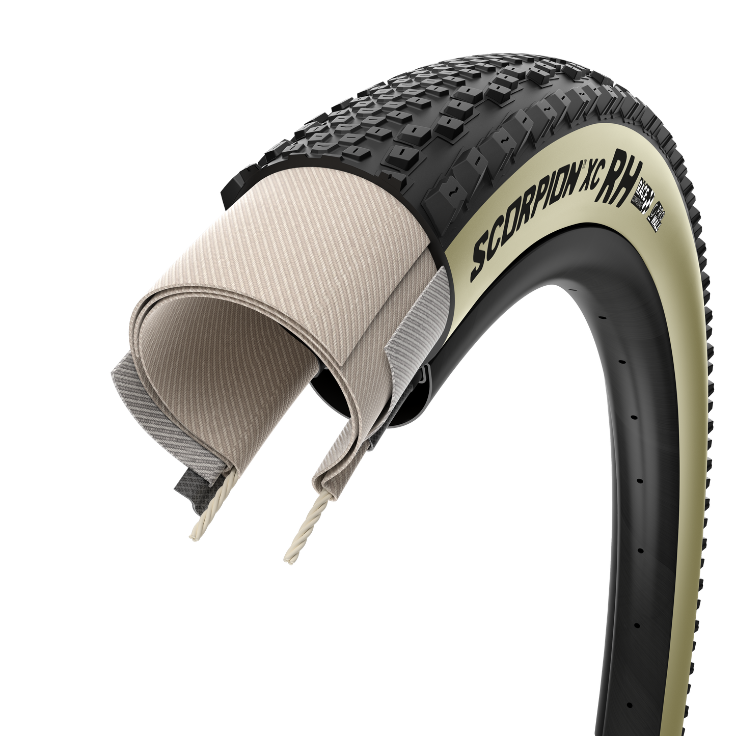 PIRELLI SCORPION RACE XC RH ProWall 29x2.40 Tubeless Ready Soft Sort/Beige Retro-dæk