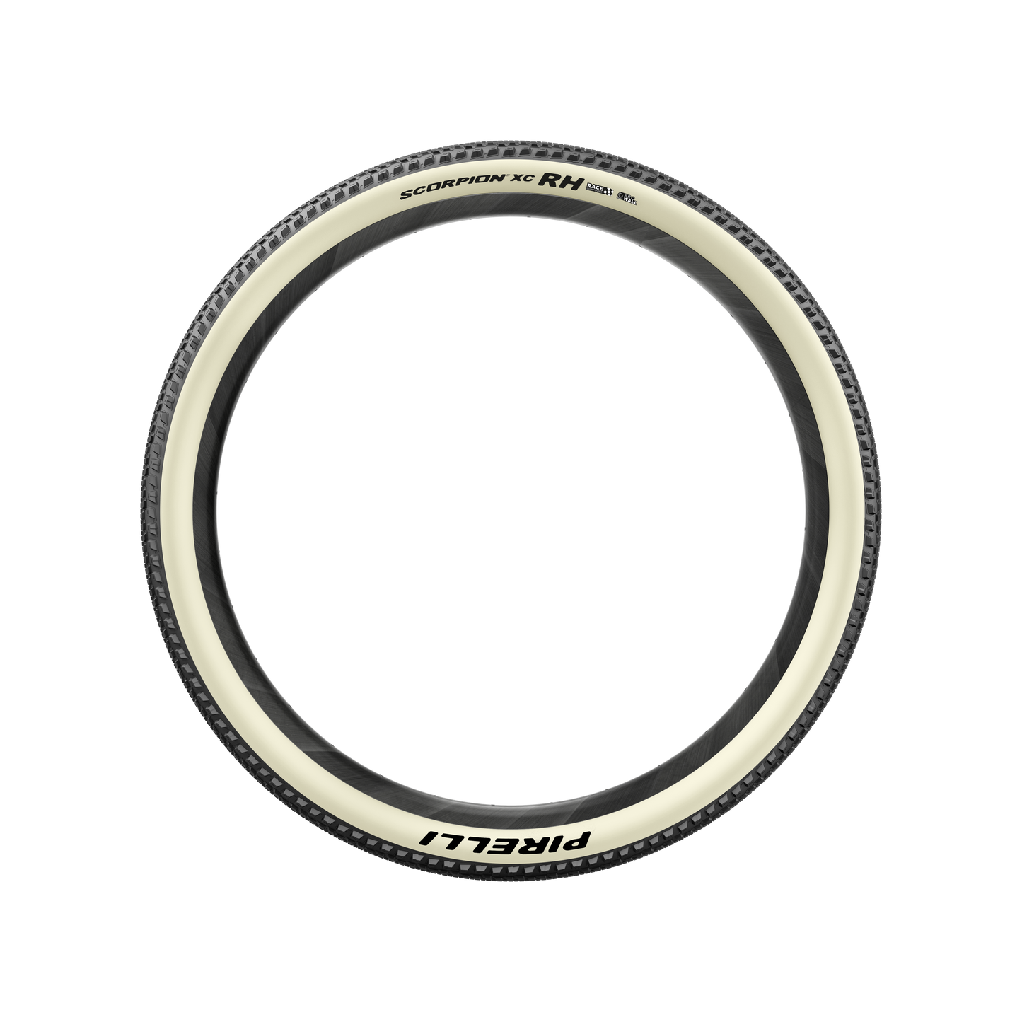 PIRELLI SCORPION RACE XC RH ProWall 29x2.40 Tubeless Ready Soft Sort/Beige Retro-dæk