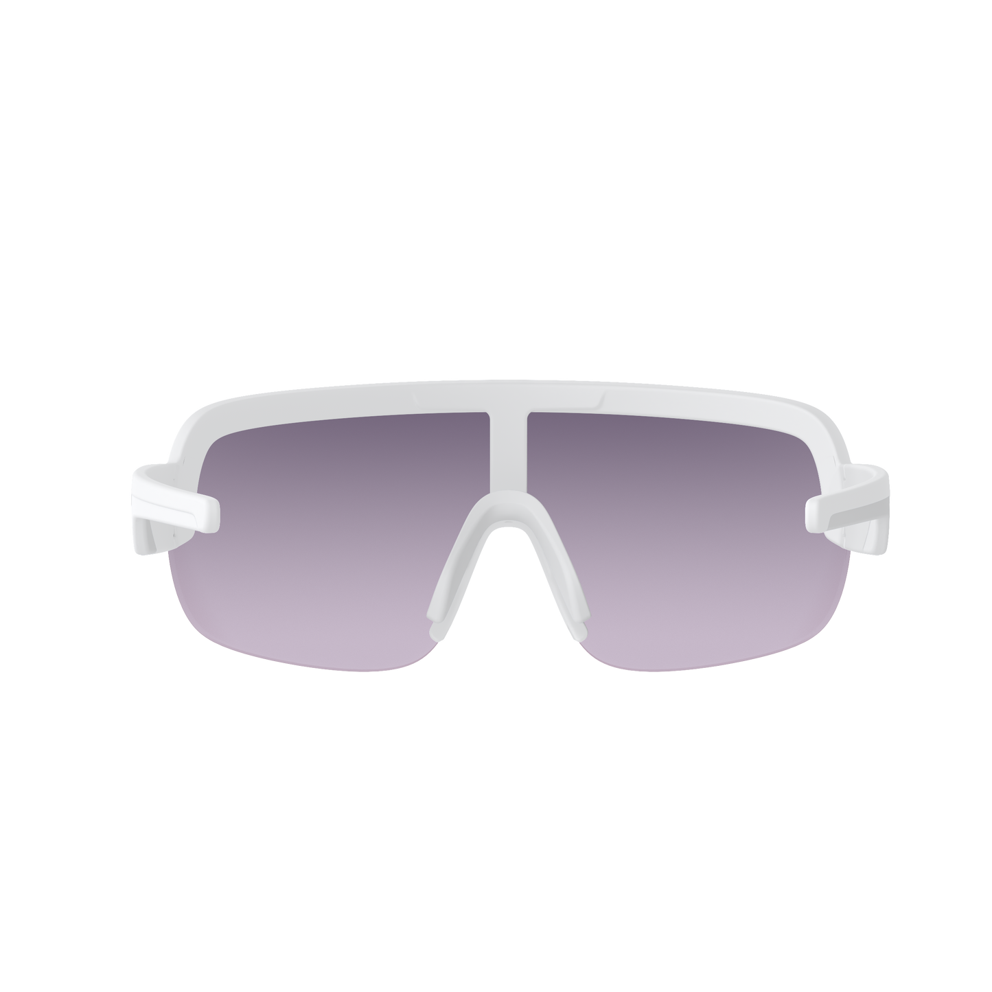 Lunettes POC AIM Blanc Verre Clarity Road Sunny Silver