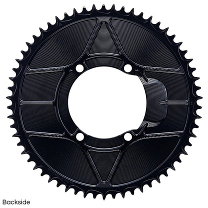 Μονό Πλατό 12V ALUGEAR AERO 110 BCD για Shimano Μαύρο