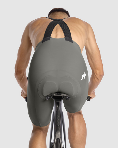 Korte Bretelsbroek ASSOS EQUIPE R S11 Kaki