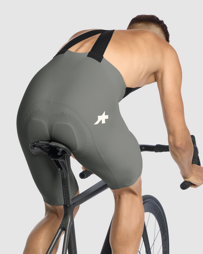 Korte Bretelsbroek ASSOS EQUIPE R S11 Kaki