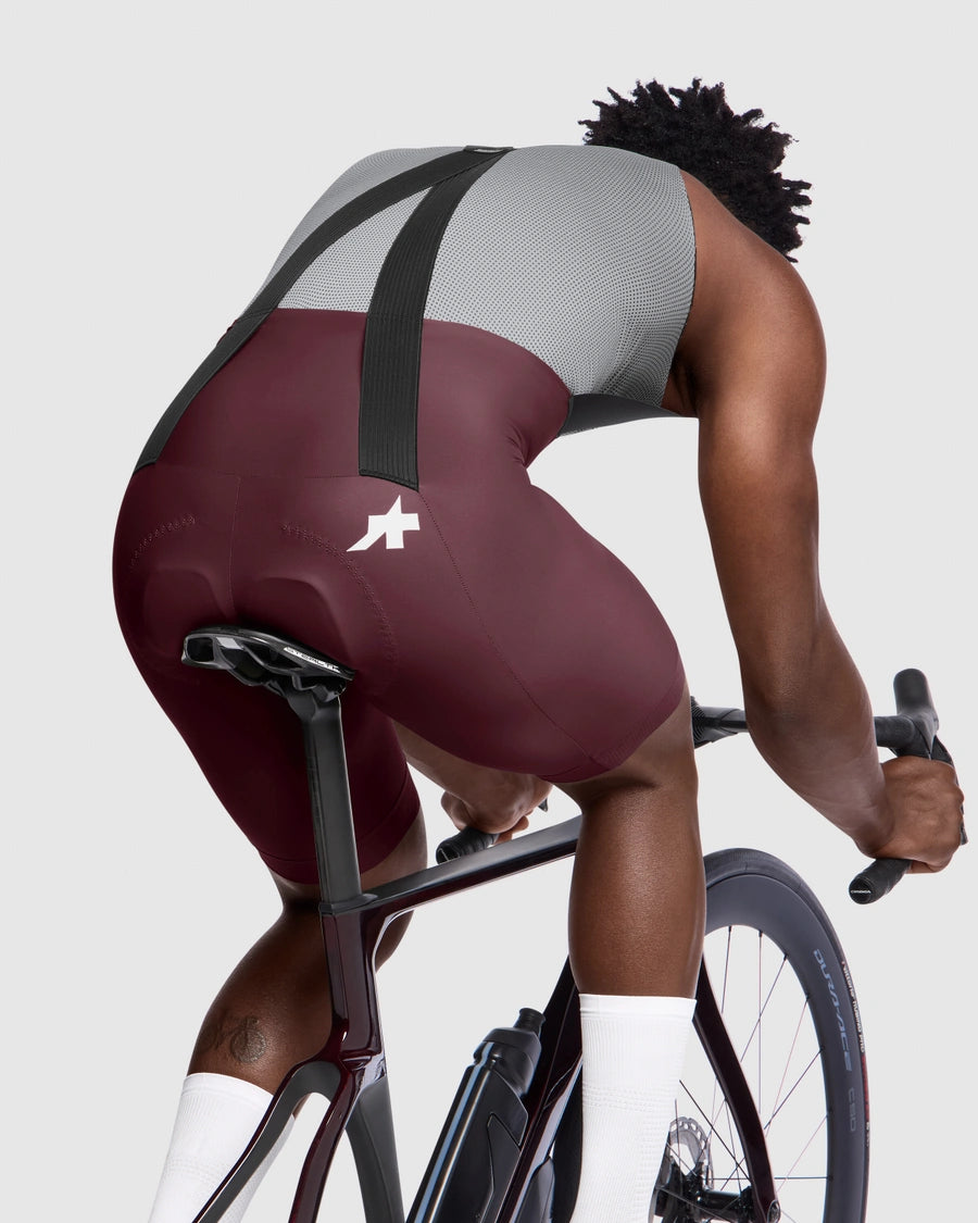 Cuissard Court à Bretelles ASSOS MILLE GT S11 Burgundy Red