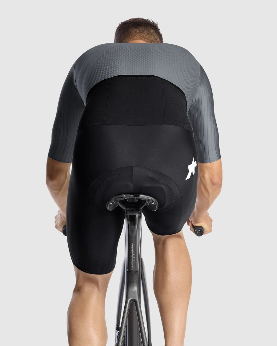 ASSOS EQUIPE RS LE HOUDINI S11 våddragt grå/sort