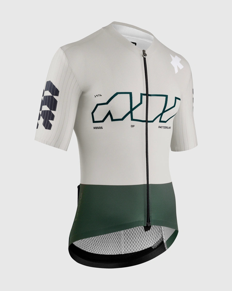 ASSOS EQUIPE RS S11 Maglia a maniche corte bianca con qualcosa da dire