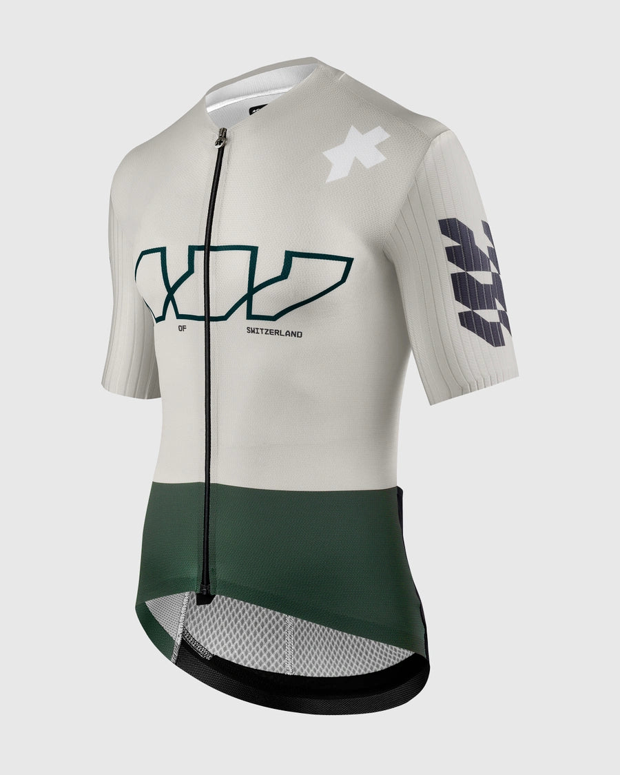 ASSOS EQUIPE RS S11 Maglia a maniche corte bianca con qualcosa da dire