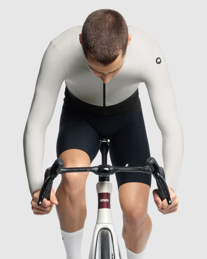 Maglia ASSOS EQUIPE R SPRING FALL S11 Maniche Lunghe Bianco