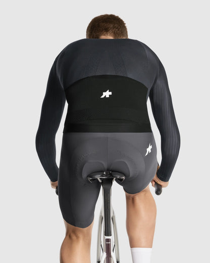 Maglia ASSOS EQUIPE RS S11 Maniche Lunghe Nero/Grigio