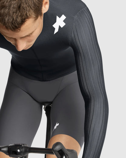 Maglia ASSOS EQUIPE RS S11 Maniche Lunghe Nero/Grigio