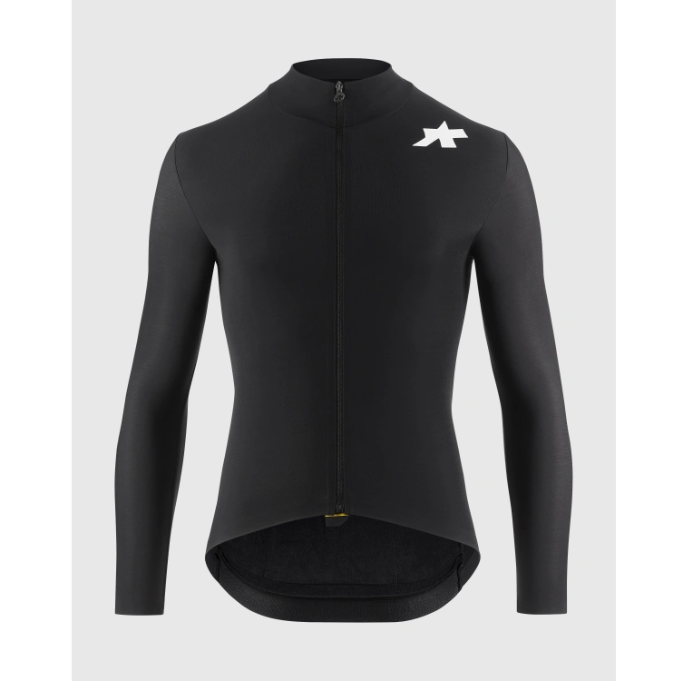 Trøje ASSOS MILLE GT SPRING FALL S11 Lange Ærmer Sort