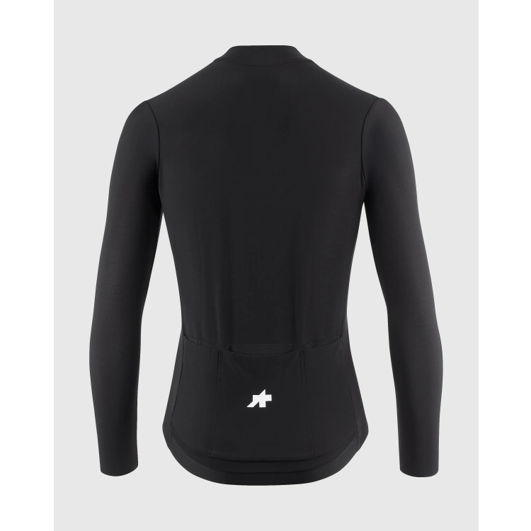 Trøje ASSOS MILLE GT SPRING FALL S11 Lange Ærmer Sort