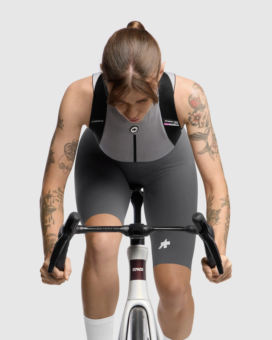 Cuissard Court à Bretelles ASSOS DYORA R S11 Femme Gris