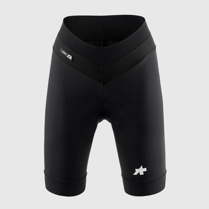 Pantaloncini da ciclismo corti da donna ASSOS UMA GT HALF S11 SHORT neri