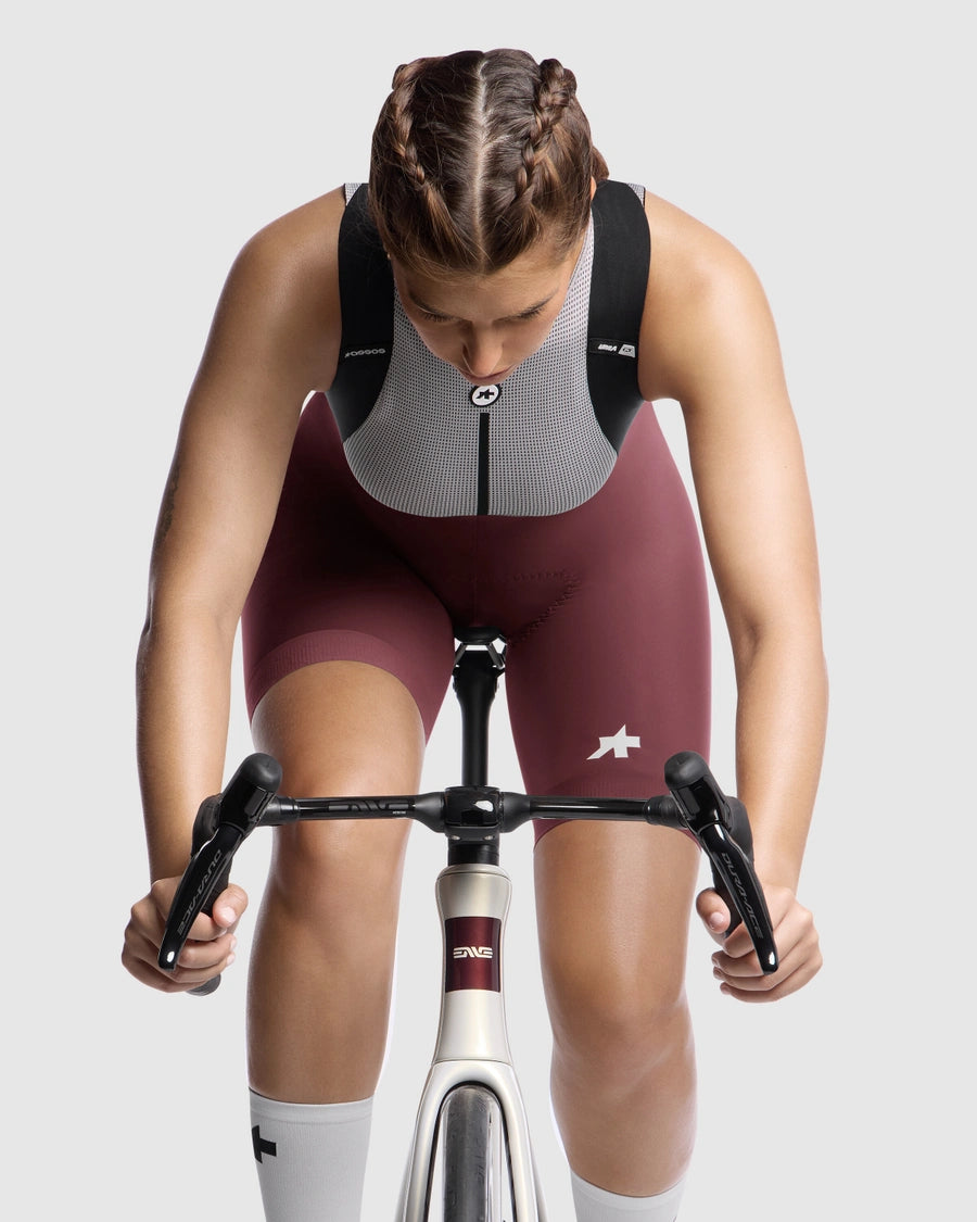 Cuissard Court à Bretelles ASSOS UMA GT S11 Femme Burgundy Red