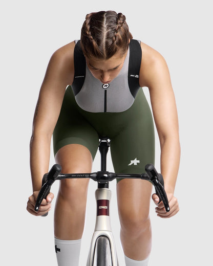 Spodenki ASSOS UMA GT S11 z Szelkami Damskie Moss Green