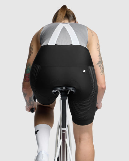 Spodenki na szelkach ASSOS MILLE GT INDOOR S11 damskie czarne