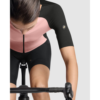 Wielershirt ASSOS UMA GTV C2 Korte Mouwen Dames Roze