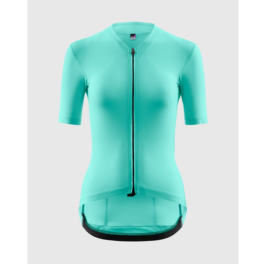 Velokrekls ASSOS DYORA R S11 sievietēm ar īsām piedurknēm zaļš
