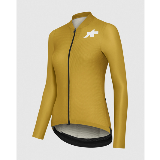 Maillot ASSOS UMA GT S11 EVO Manches Longues Femme Godlen Yellow