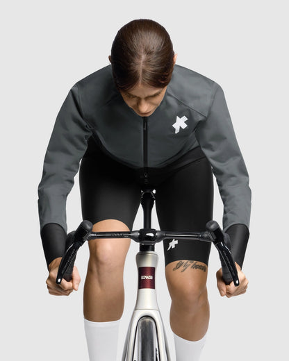 Giacca ASSOS EQUIPE R RAIN S11 Donna Grigio