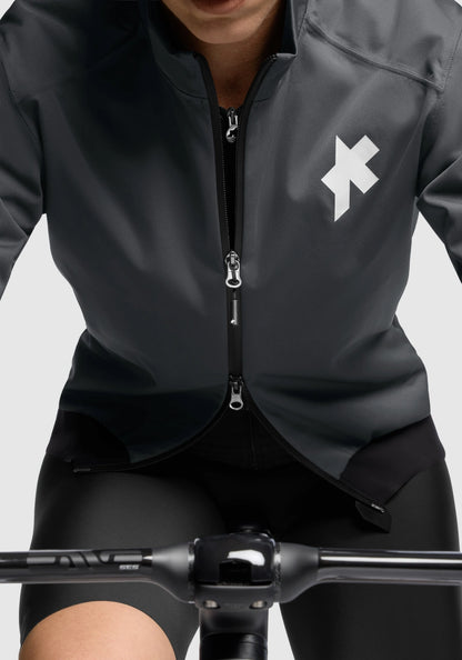 Giacca ASSOS EQUIPE R RAIN S11 Donna Grigio