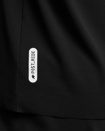 Maillot ASSOS TACTICA POST RIDE T5 Mangas Cortas Negro