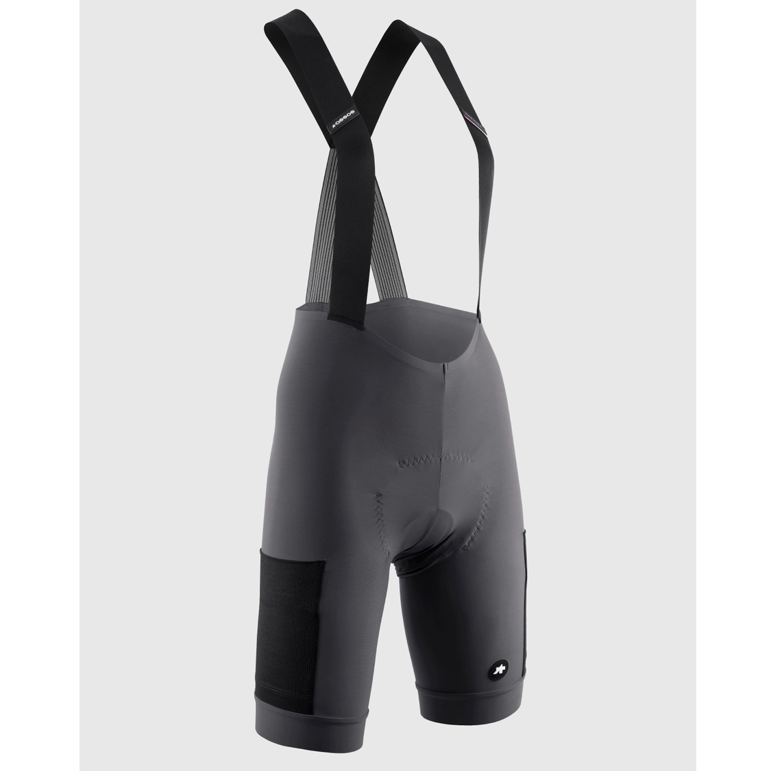 Cuissard Court à Bretelles ASSOS TACTICA KIESKAFER T5 GRAVEL Femme Gris