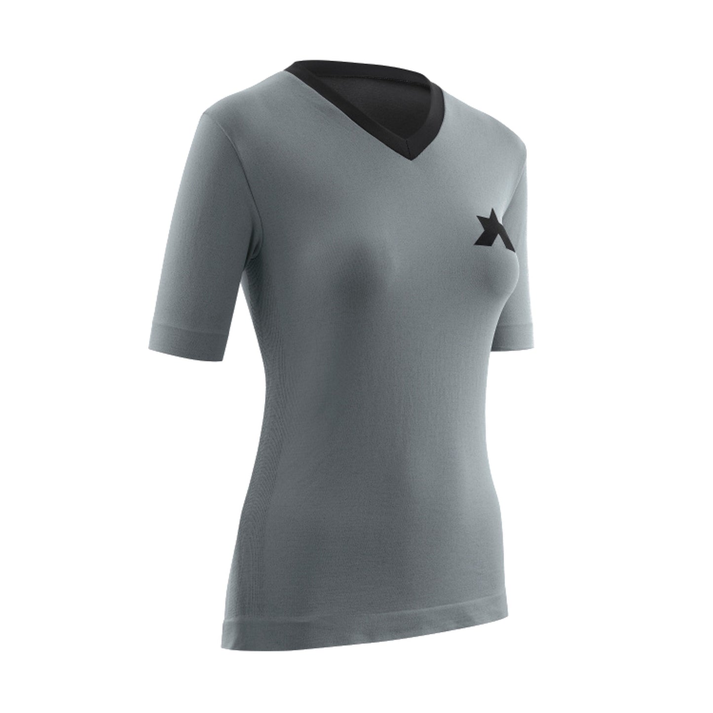 Maglia ASSOS TACTICA TECH T5 a maniche corte da donna, grigia