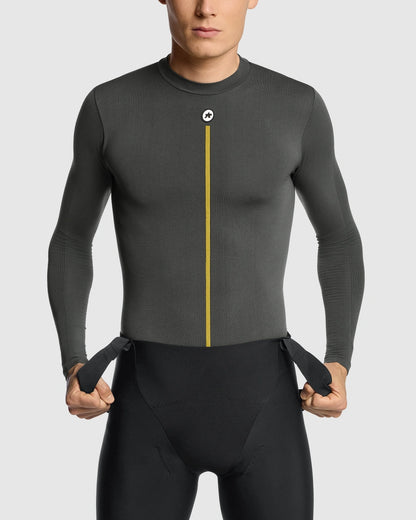 ASSOS SPRING FALL P1 Lange Mouwen Ondergoed Grijs