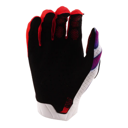 Rękawice TROY LEE DESIGNS AIR OVERSPRAY Junior Białe/Fioletowe