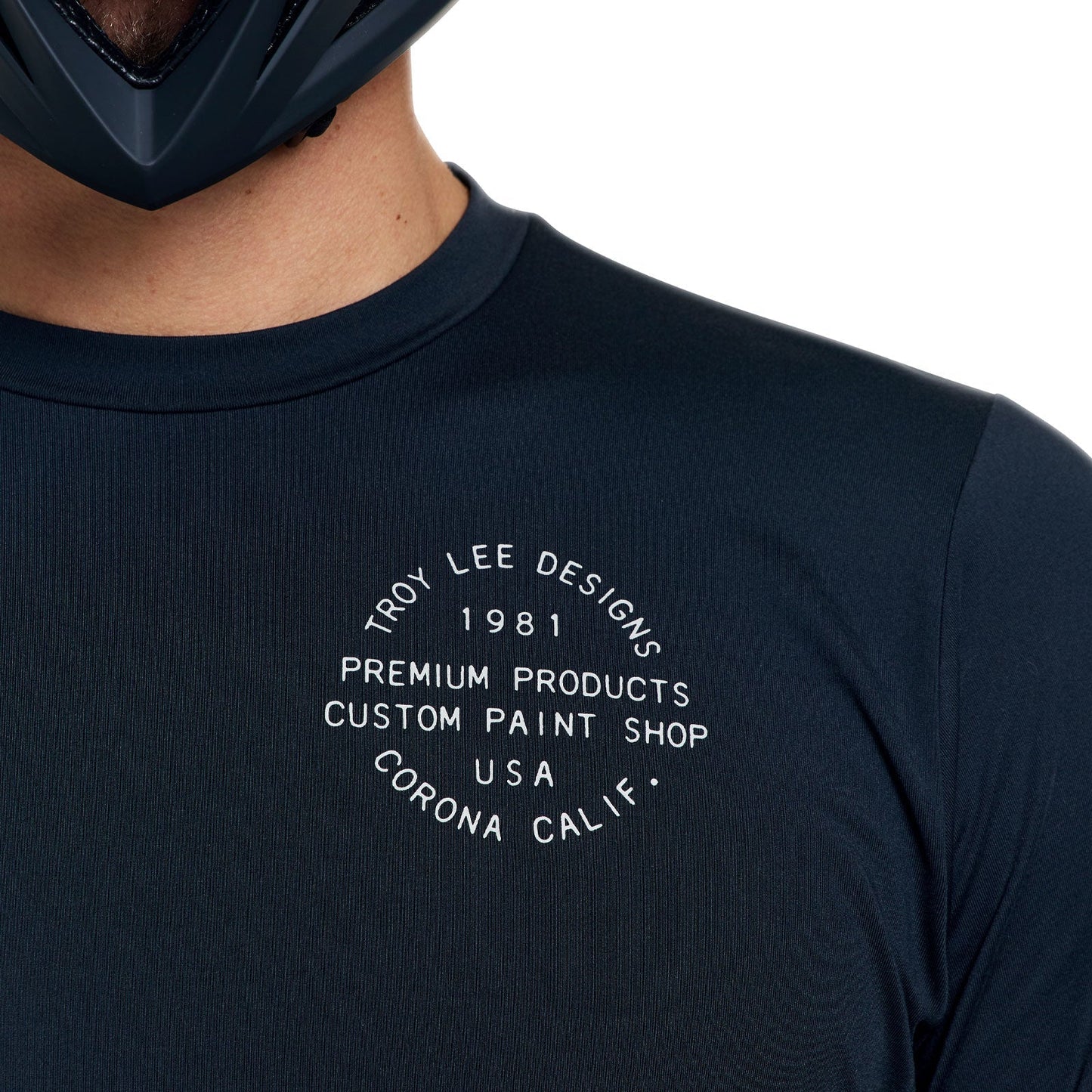 Maillot TROY LEE DESIGNS RUCKUS RIDE PRESSED Manches Longues Carbon