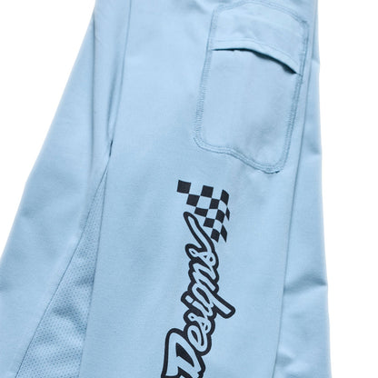 Shirt TROY LEE DESIGNS RUCKUS RIDE WAVES Lange Mouwen Blauw