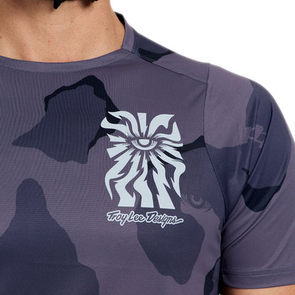 Maillot TROY LEE DESIGNS SKYLINE PRO FLOW CAMO Mangas Cortas Carbon