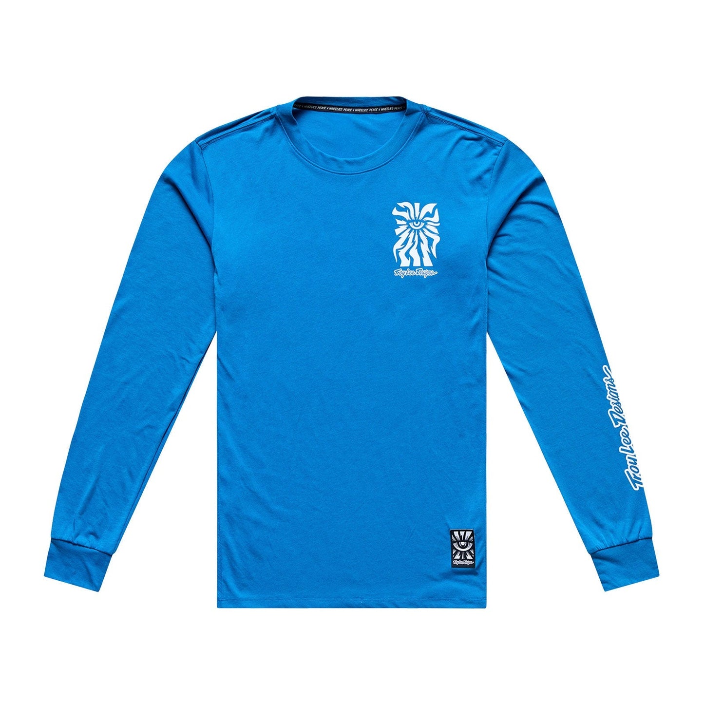 TROY LEE DESIGNS SKYLINE RIDE ONE EYE AERO Jersey Långärmad Blå