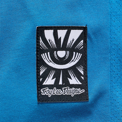 Джърси TROY LEE DESIGNS SKYLINE RIDE ONE EYE AERO Дълги ръкави Синьо