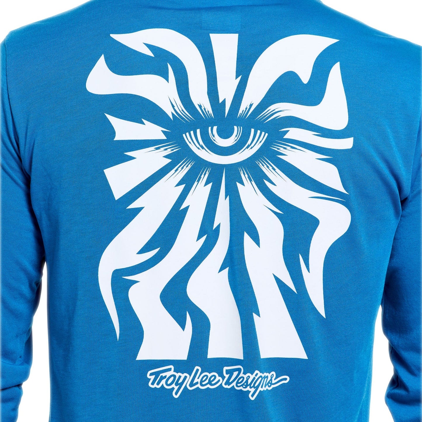 TROY LEE DESIGNS SKYLINE RIDE ONE EYE AERO Jersey Långärmad Blå