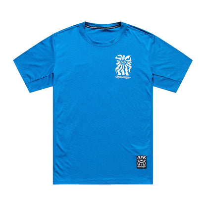 Maglia TROY LEE DESIGNS SKYLINE RIDE ONE EYE AERO Maniche Corte Blu